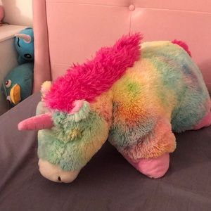 Rainbow unicorn pillow pet